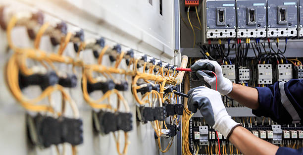 Professional Electrician technician working in Granite Shoals, TX